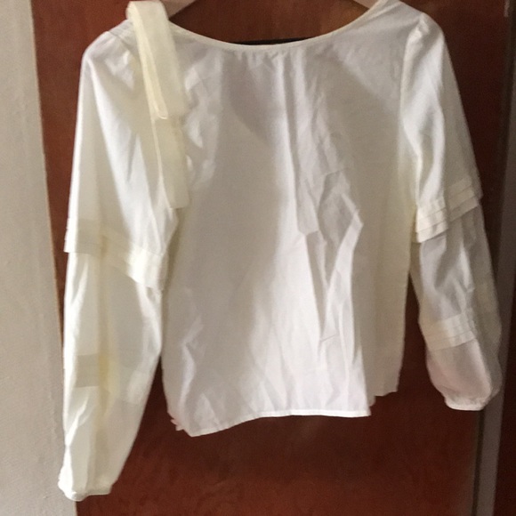 Vetta convertible poplin blouse ivory XS - Picture 6 of 7